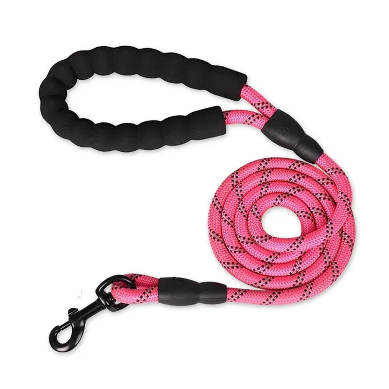 Overland Reflective Dog Leash With Padded Handle For Strong Dogs.