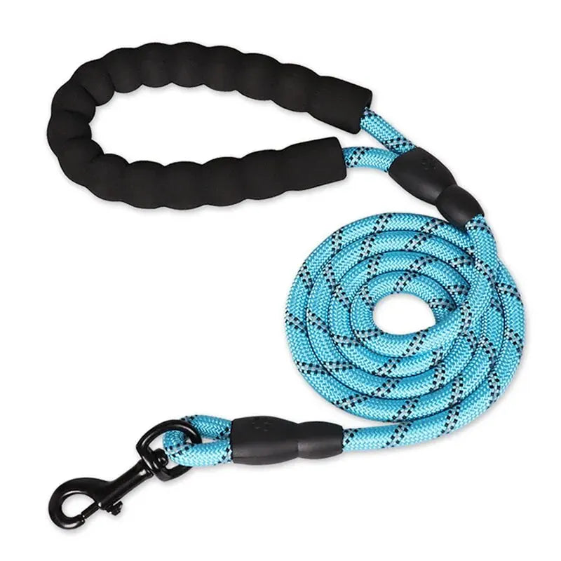 Overland Reflective Dog Leash With Padded Handle For Strong Dogs.