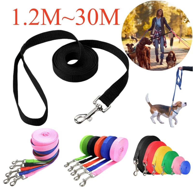 Overland Long Nylon Dog Training Leash
