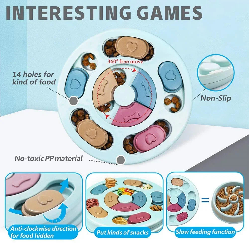 ZenFeed Interactive Pawprint Slow Feeder