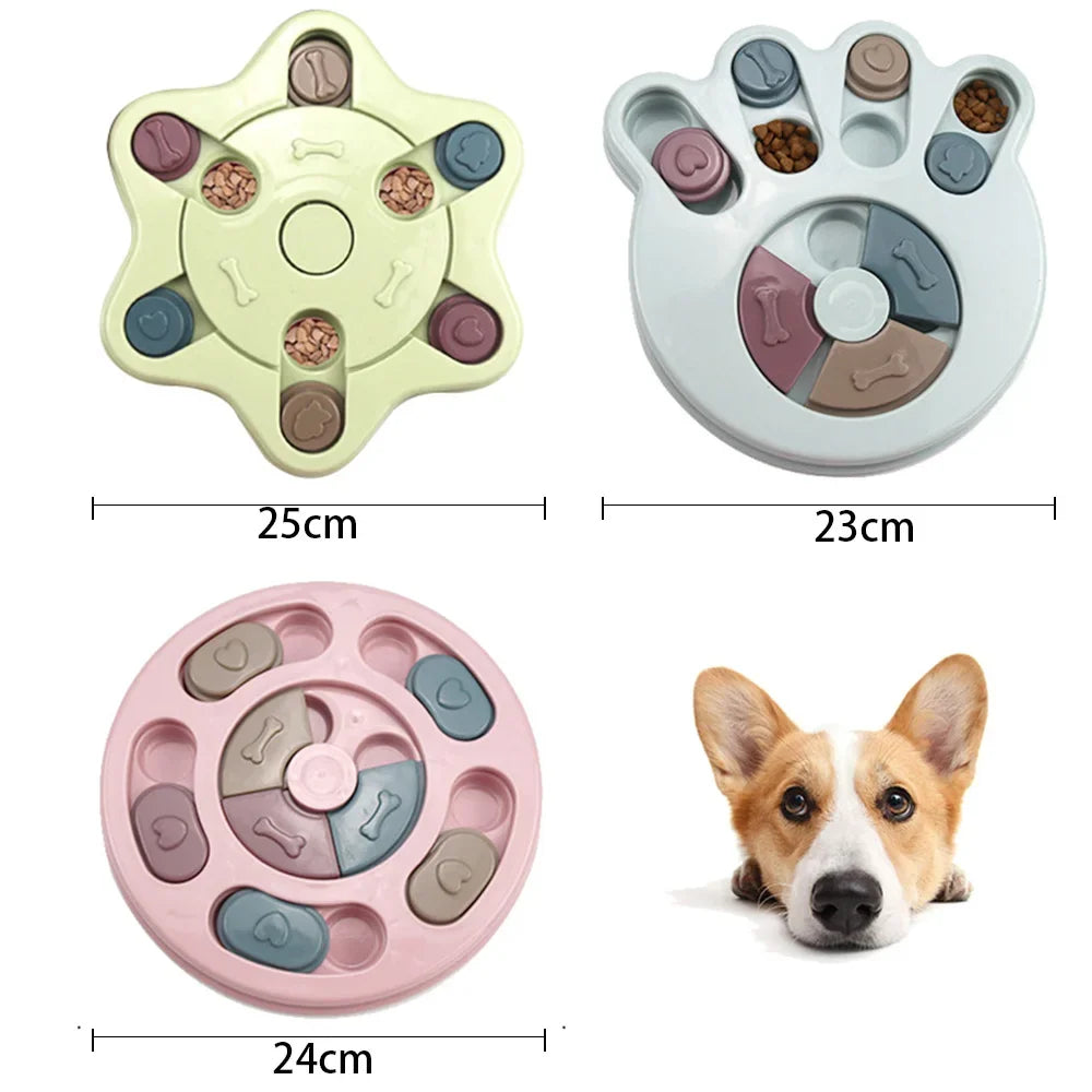 ZenFeed Pawprint Game Slow Feeding Toys
