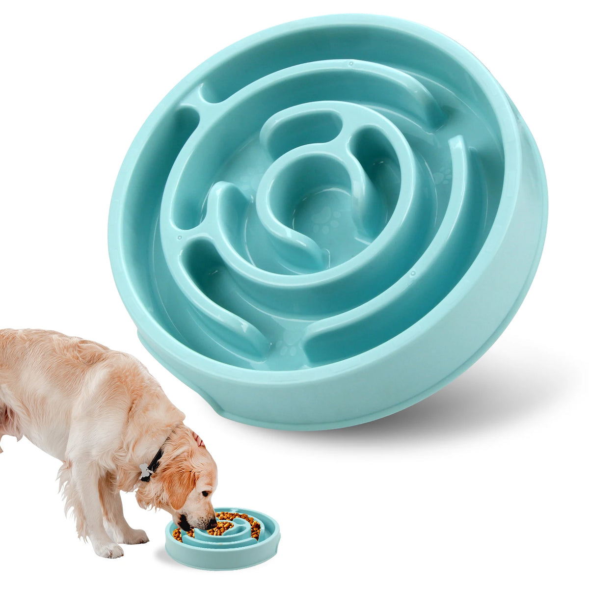 Overland Pet Anti-Gulping Slow Feeder