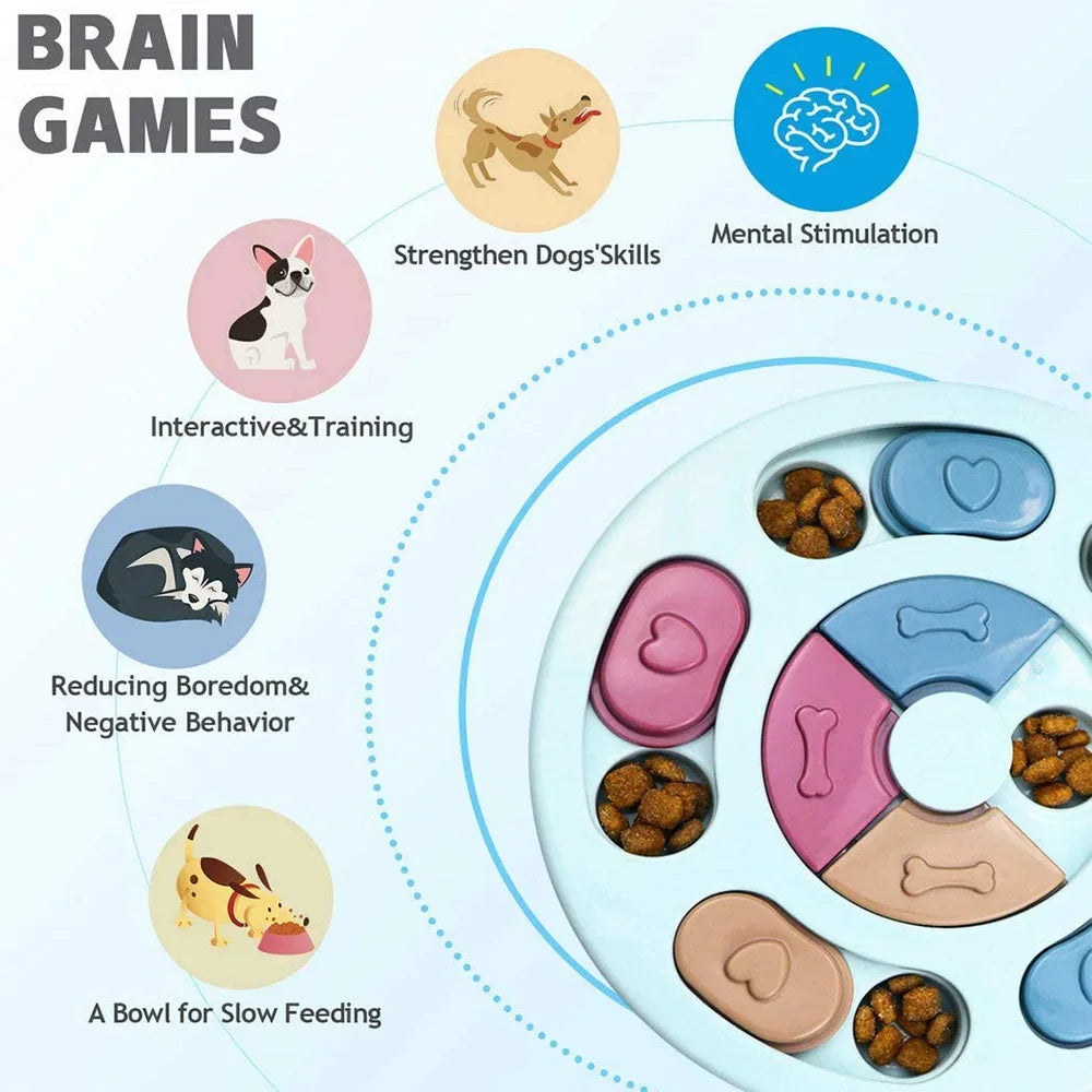 ZenFeed Pawprint Game Slow Feeding Toys